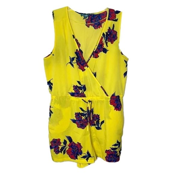 ❤️ FLECR BLEU Floral Jumpsuit Size 10 - Picture 1 of 4